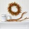 21" Autumn Fern Artificial Wreath