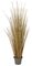 35 inches PVC Onion Grass Bush - Green/Brown - Weighted Base