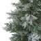 4' Plastic Flocked Outdoor Cedar Trees with Weighted Base approx. 20" Width