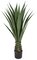 EF-1818 50 inches Giant Agave Plant w /17 Lvs in Black Pot