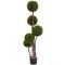 EF-1835 4' Outdoor UV Resistant Plastic Boxwood Ball Topiary