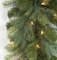 6' Mixed Spruce Garland - PE/PVC Green Tips - Warm White LED Lights
