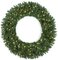 60" Monroe Pine Wreath - 720 Green Tips - 400 Warm White LED Lights
