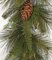 6' PVC Sugar Pine Conifers And Cones Garland x 25