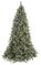 9' Frosted Mixed Needle Christmas Tree with Laser Glitter - Warm White Lights