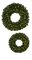 60" Virginia Pine Wreath - Triple Ring - 800 Green Tips - 200 Clear Lights