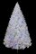 C-195408Options Snowy White Spruce Artificial Christmas Trees Winter White or Multi-Colored LED Lights