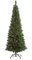 9' Pencil Pine Christmas Tree - Pencil Size - 700 Clear Lights - Wire Stand