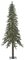 4 FOOT Alpine Christmas Tree - Natural Trunk - 150 Warm White LED Lights