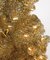 9 feet Gold Tinsel Christmas Tree - Medium Size - 2,930 Tips - 1,100 Clear Lights