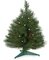 2' Mixed Pine Christmas Tree - Battery Operated - On/Off Switch - Green Tips