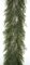 6' Plastic Outdoor  Cypress Garland - 16" Width - Green