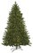 7.5' Noble Flat Christmas Tree - 300 Warm White LED Lights - Wire Stand