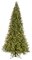 9' Spruce Christmas Tree - Slim Size - 800 Warm White LED Lights - Wire Stand