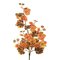 20 inches Autm Grape Leaf Hanging Bush-Red/Brn