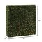 48 inches 12 inches 48 inches Outdoor Artificial Boxwood Hedge with 400 LED Lights