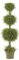 EF-3392 5.5' Mini Tea Leaf Triple Ball Topiary