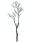 EF-XA1407-BK  93" Wood Twig Tree Trunk Black (Sold In A Set of 2pcs)