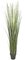 6' PVC Grass Plant - 609 Green/Brown Leaves - Weighted Base