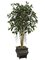 EF-7082  4' Ficus Tree in Decerative Metal Planter  Shown