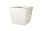 EF-114  14 inches W 13 inches H Fiberglass Venetian Square Planter (comes in Various Colors)