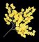 27" Cottonwood Branch - 90 Leaves - Yellow