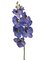 30" Phalaenopsis Orchid Spray  Delphinium Dark Lavender