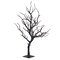 26" Plastic Twig Tree on Metal Stand Black