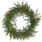 22 inches mixed Pine Wreath w/Cones 130Tips