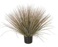 PVC WILD DRY MIXED GREEN ONION GRASS BUSH | 30 inches TALL OR 36 inches TALL SIZES