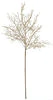 30 Inch Glittered Twig Spray In Gold Or Silver