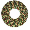 Glittered Gold And Reflective Christmas Mixed Ball Wreath | 30 Inch, 48 Inch, 60 Inch, Or 72 Inch...