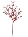 29 INCH SEQUINED GLITTER TWIG SPRAY | RED, CHAMPAGNE, OR BLUE
