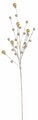 38.5" Reflective/Glittered Mixed Ball Branch | Champagne Gold, Red