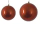 Copper Pearl Gloss Uv Ball Ornaments 4 Inch Or 6 Inch Sizes
