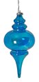 Blue Iridescent Ball Or Finial Ornaments | 5 Inch Or 6 Inch Ball Or 10 Inch Finial