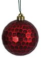 Vintage Honeycomb Ball Ornaments | 5 Inch Or 6 Inch | Red, Green, Or Bronze