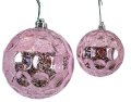 PINK MERCURY GLASS FINISH BALL ORNAMENT | 4 INCH AND 6 INCH