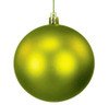Apple Green Matte Ball Ornaments | 4" to 12" Sizes