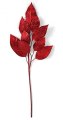 34 INCH METALLIC MAGNOLIA SPRAY | RED, SILVER, GOLD, ROSE GOLD, TEAL/SILVER, OR IRIDESCENT