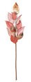 38 Inch Metallic/Velvet Magnolia Spray with Glitter Trim | Teal Green/Blue, Rose Gold/Pink or Mix...