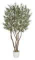 Custom Artificial Olive Tree on Natural Wood