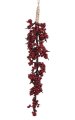 Styrofoam Berry Icicle Ornament - Red