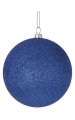 Glittered Ball - Plastic Ball - Blue