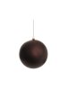 Matte Chocolate Ball Ornaments - 4 Inch, 6 Inch Or 8 Inch