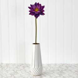 28" Lotus Artificial Flower (Set of 4)