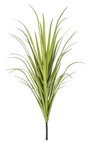 62.5 INCH PVC Fire Retardant Material WIDE LEAF ONION GRASS BUSH | MAUVE/GREEN OR LIME GREEN