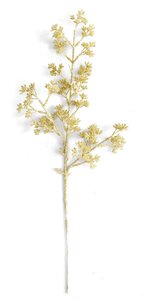 21.5" Glittered Eucalyptus Seed Spray | 3 Colors