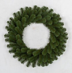 30 Inch and 36 Inch PVC Australian Pine Wreaths with No Lights