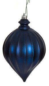 6 Inch Matte Or Reflective Finish Dark Blue Navy Onion Finial